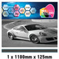 MC1.1/125x1 Martini Racing Monochrome 1100mm x 125mm Bonnet stripe for Porsche