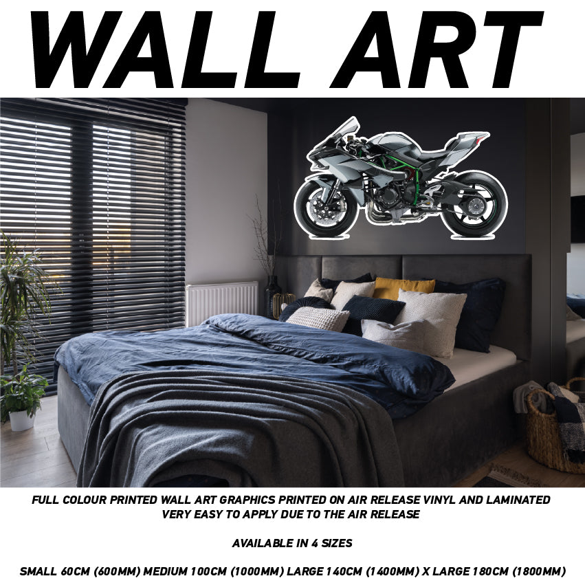 MCW01-20 3D Motorbike Mural Sticker Poster Various Designs Available