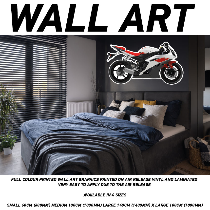 MCW01-20 3D Motorbike Mural Sticker Poster Various Designs Available