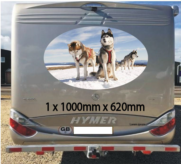 MH12 Campervan Graphics Stickers 1 x 1000mm x 620mm