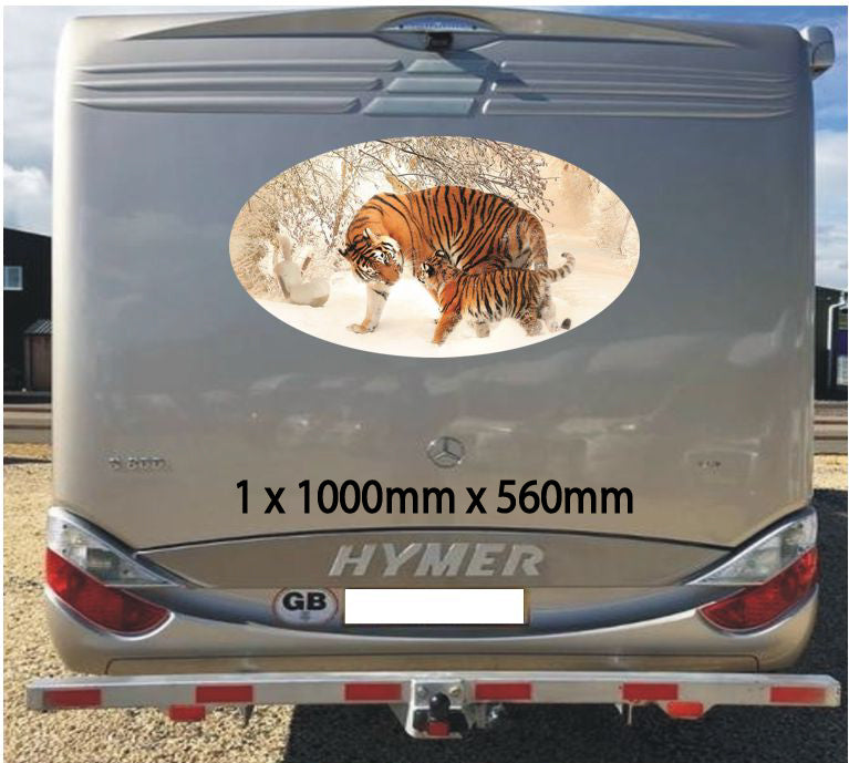 MH02 Campervan Graphics Stickers 1 x 1000mm x 560mm