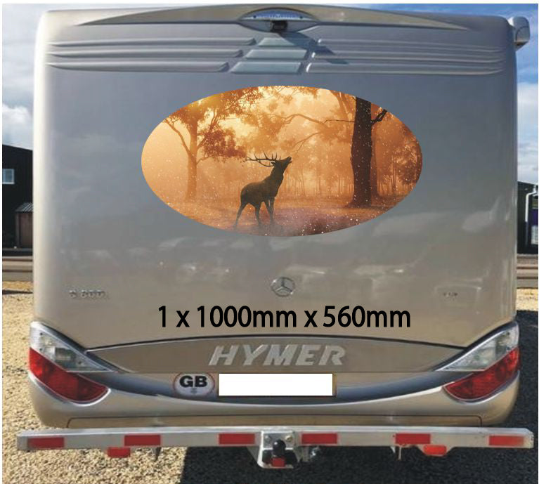 MH04 Campervan Graphics Stickers 1 x 1000mm x 560mm