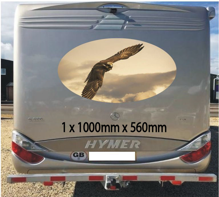 MH09 Campervan Graphics Stickers 1 x 1000mm x 560mm