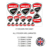 MHS01- MHS10 Motorcycle Helmet Kit 1 Sticker Graphic Decal Laminated Motorbike Bike Various Designs Available