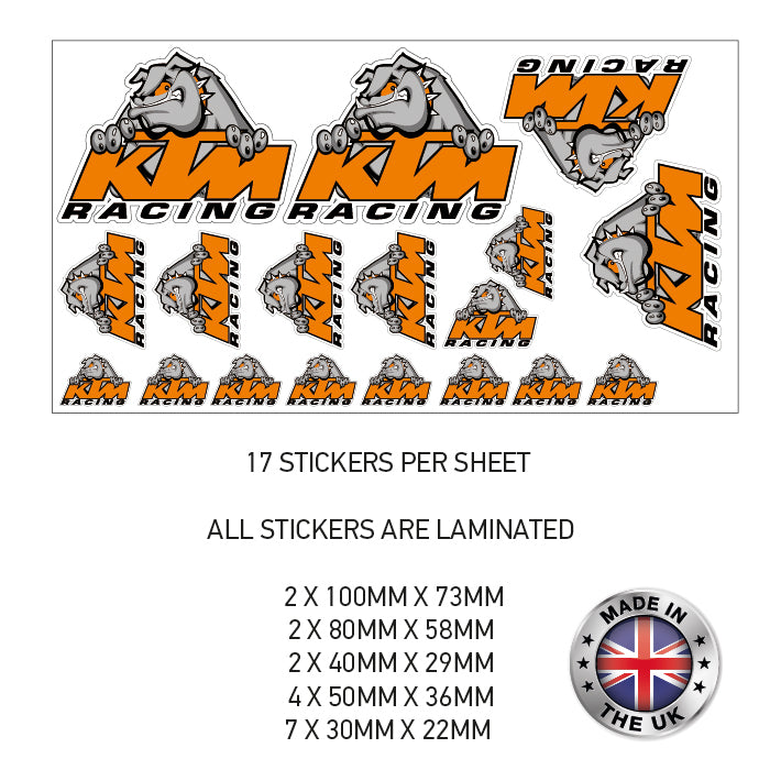 MHS01-21 Motorcycle Helmet Kits Stickers Various Designs Available