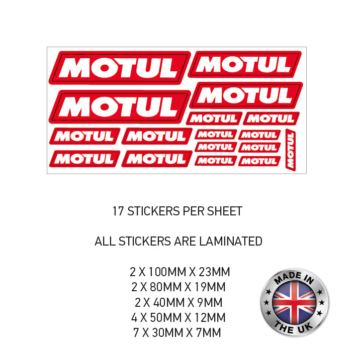 MHS01-21 Motorcycle Helmet Kits Stickers Various Designs Available