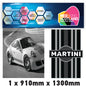 MONORBS02 Martini Racing Style Mono Bonnet Stripe For Porsche