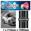 MONORBS03 Martini Racing Style Mono Bonnet Stripe For Porsche