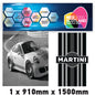 MONORBS03 Martini Racing Style Mono Bonnet Stripe For Porsche