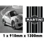 MONORBS02 Martini Racing Style Mono Bonnet Stripe For Porsche