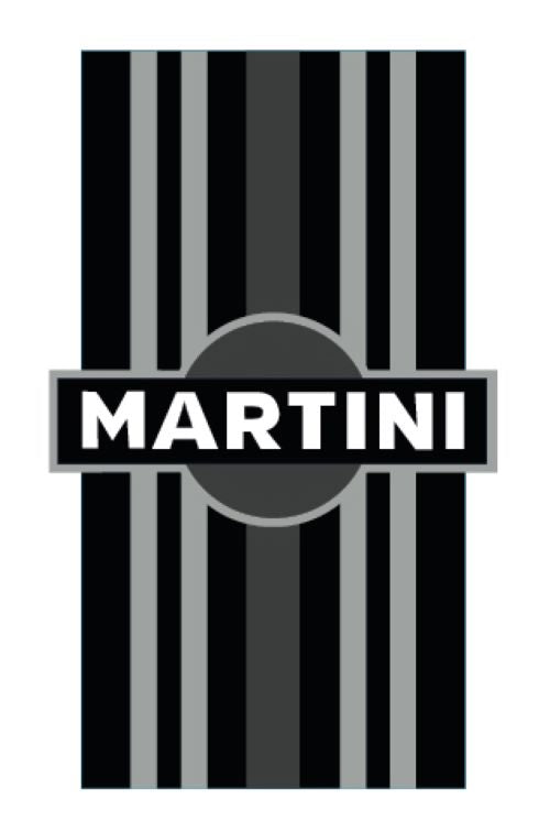 MONORBS03 Martini Racing Style Mono Bonnet Stripe For Porsche