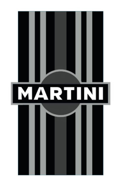 MONORBS03 Martini Racing Style Mono Bonnet Stripe For Porsche