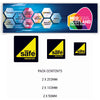 MP01-MP09 Twitter Social Media Pack Graphics Kit Sign Writing Vehicle lettering Livery