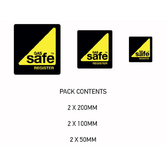 MP07 Gas Safe Pack Graphics Kit Sign Writing Vehicle lettering Livery