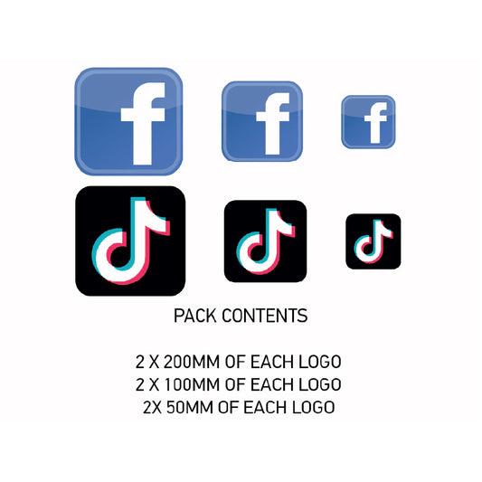 MP10 Facebook And Tik Tok Media Pack Graphics Kit Sign Writing Vehicle lettering Livery