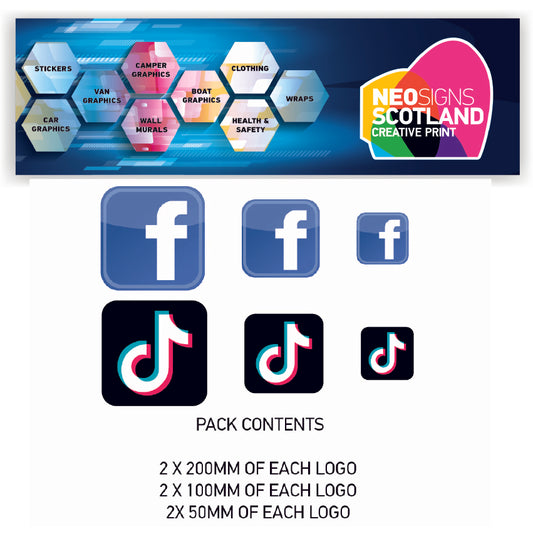 MP10-MP18 Social Media Pack Graphics Kit Sign Writing Vehicle lettering Livery