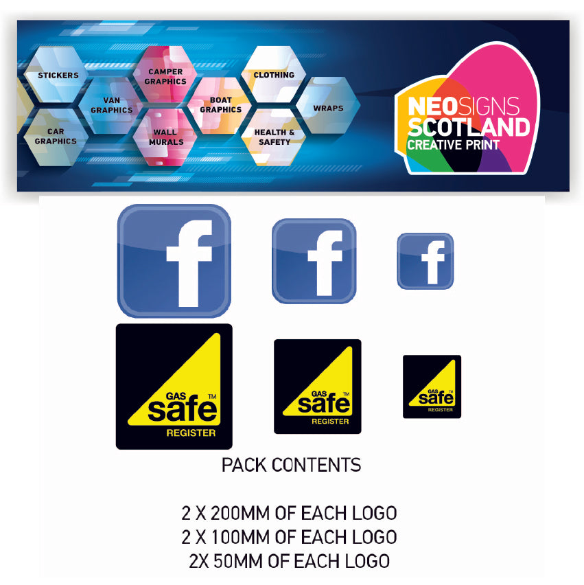 MP10-MP18 Social Media Pack Graphics Kit Sign Writing Vehicle lettering Livery