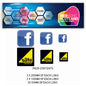 MP10-MP18 Social Media Pack Graphics Kit Sign Writing Vehicle lettering Livery
