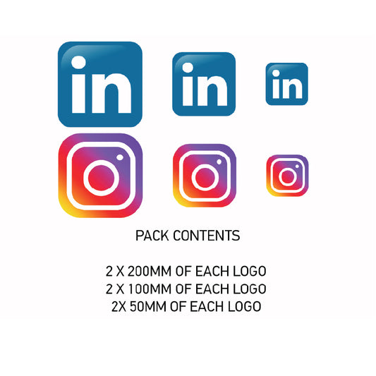 MP16 Linked-In And Instagram Social Media Pack Graphics Kit Sign Writing Vehicle lettering Livery
