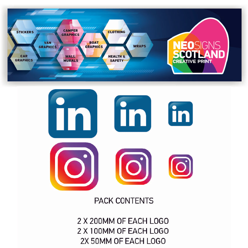 MP10-MP18 Social Media Pack Graphics Kit Sign Writing Vehicle lettering Livery