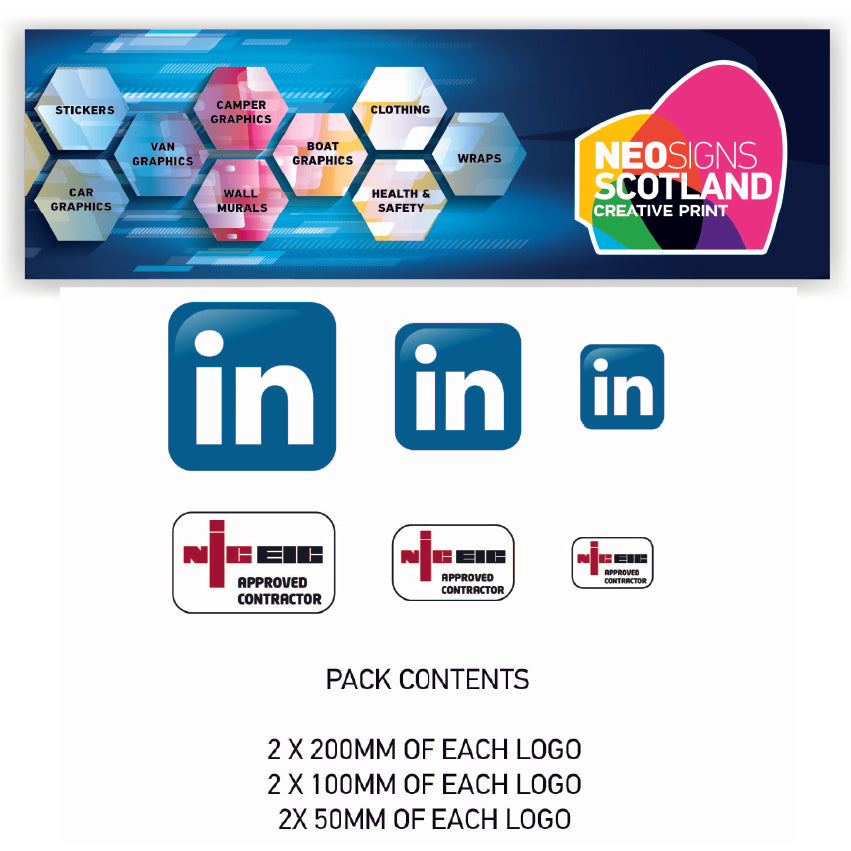 MP10-MP18 Social Media Pack Graphics Kit Sign Writing Vehicle lettering Livery