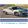 MR2.1/100x2 Martini Racing 2x2100mm x 100mm stripes for Porsche