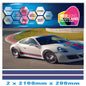 MR2.1/200x2 Martini Racing 2x2100mm x 200mm stripes for Porsche