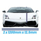 MRPIN12.5 Martini Racing Pin Stripes 1200mm x 12.5mm Long for Porsche