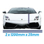 MRPIN25 Martini Racing Pin Stripes 1200mm x 25mm Long for Porsche