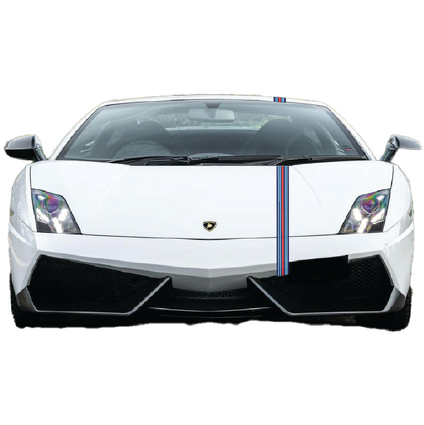 Martini Racing Tri-Colour Pin Stripes