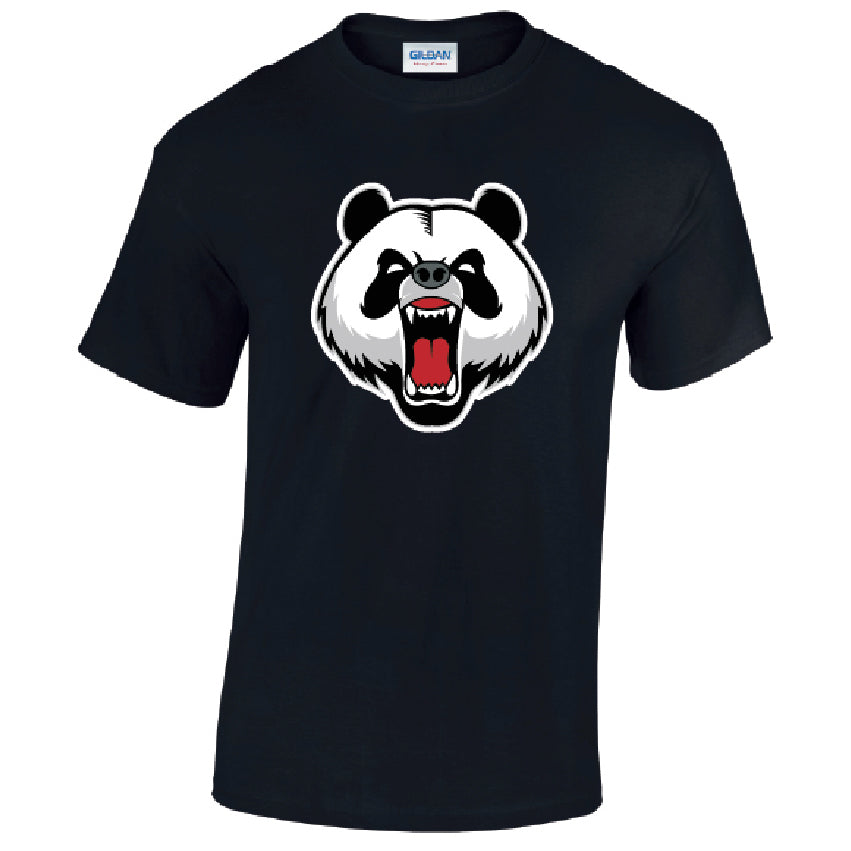 Angry Panda Heart Mens Cotton T-Shirt 5 sizes 3 Colours Available Printed T02