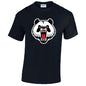 Angry Panda Heart Mens Cotton T-Shirt 5 sizes 3 Colours Available Printed T02