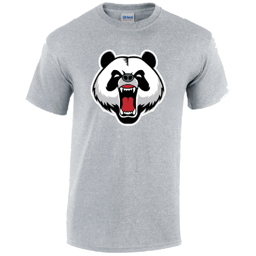 Angry Panda Heart Mens Cotton T-Shirt 5 sizes 3 Colours Available Printed T02
