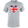 British Heart Mens Cotton T-Shirt 5 sizes 3 Colours Available Printed MT04