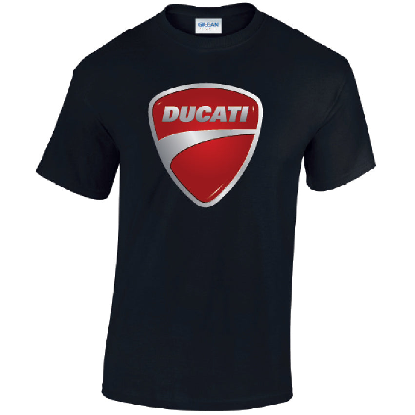 Ducati Mens Cotton T-Shirt 5 sizes 3 Colours Available Printed MT06