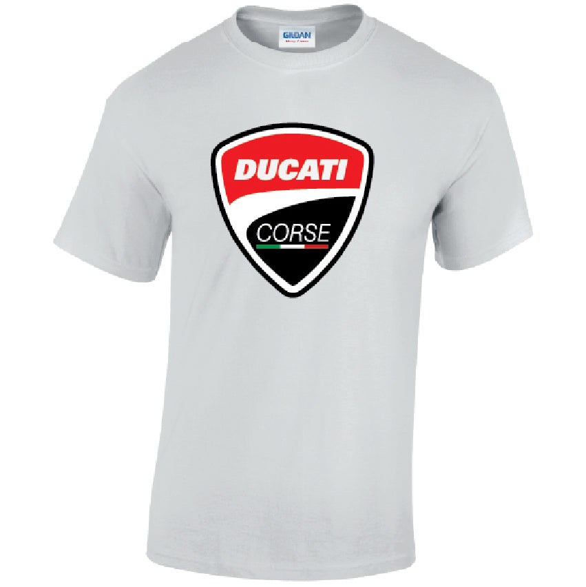 T07 Ducati Corse Unisex Cotton T-Shirts Various Sizes & Colours Available