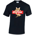 T10 Meow Cat Unisex Cotton T-Shirts Various Sizes & Colours Available
