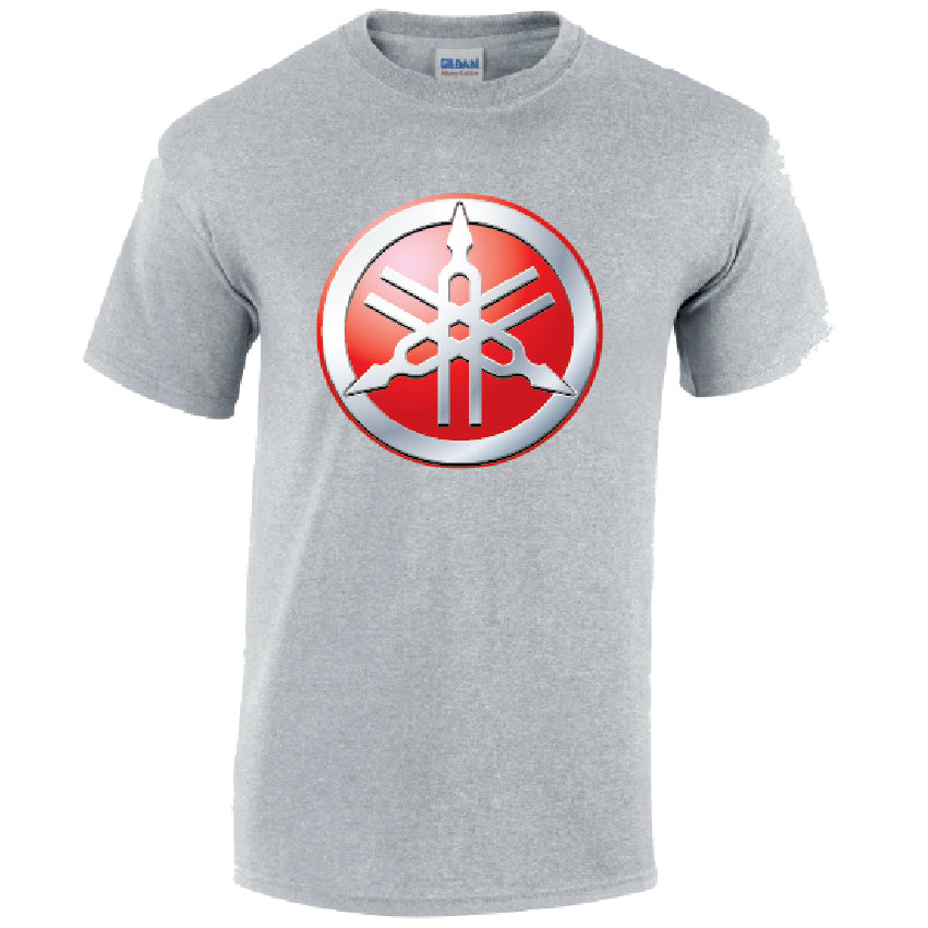 Yamaha Mens Cotton T-Shirt 85sizes 3 Colours Available Printed MT12