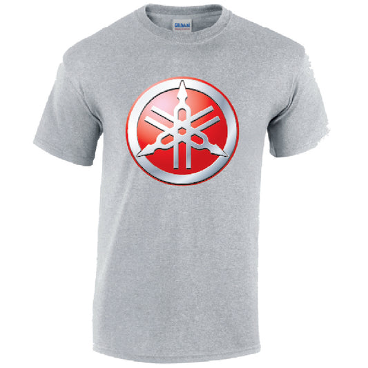 Yamaha Mens Cotton T-Shirt 85sizes 3 Colours Available Printed MT12