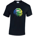 T14 Blue and Green Lips Unisex Cotton T-Shirts Various Sizes & Colours Available
