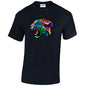 Leopard Animal Mens Cotton T-Shirt Available in Black Grey and White MT17