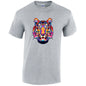 Tiger Animal Mens Cotton T-Shirt 5 sizes 3 Colours Available Printed MT19