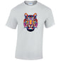 Tiger Animal Mens Cotton T-Shirt 5 sizes 3 Colours Available Printed MT19