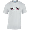 Pink Eyes Mens Cotton T-Shirt 5 sizes 3 Colours Available Printed MT27
