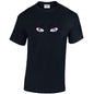 Purple Eyes Mens Cotton T-Shirt 5 sizes 3 Colours Available Printed MT28