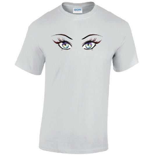 Rainbow Eyes Mens Cotton T-Shirt 5 sizes 3 Colours Available Printed MT29