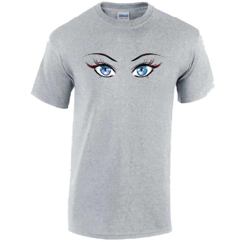 T30 Blue Eyes Unisex Cotton T-Shirts Various Sizes & Colours Available