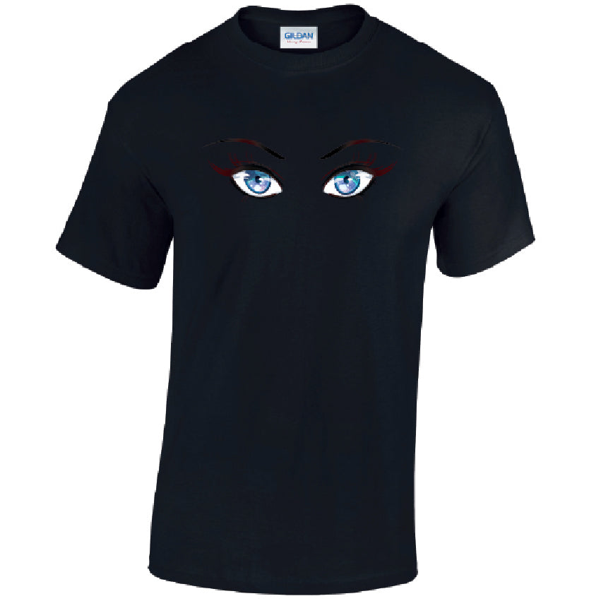 Blue Eyes Mens Cotton T-Shirt 5 sizes 3 Colours Available Printed MT30
