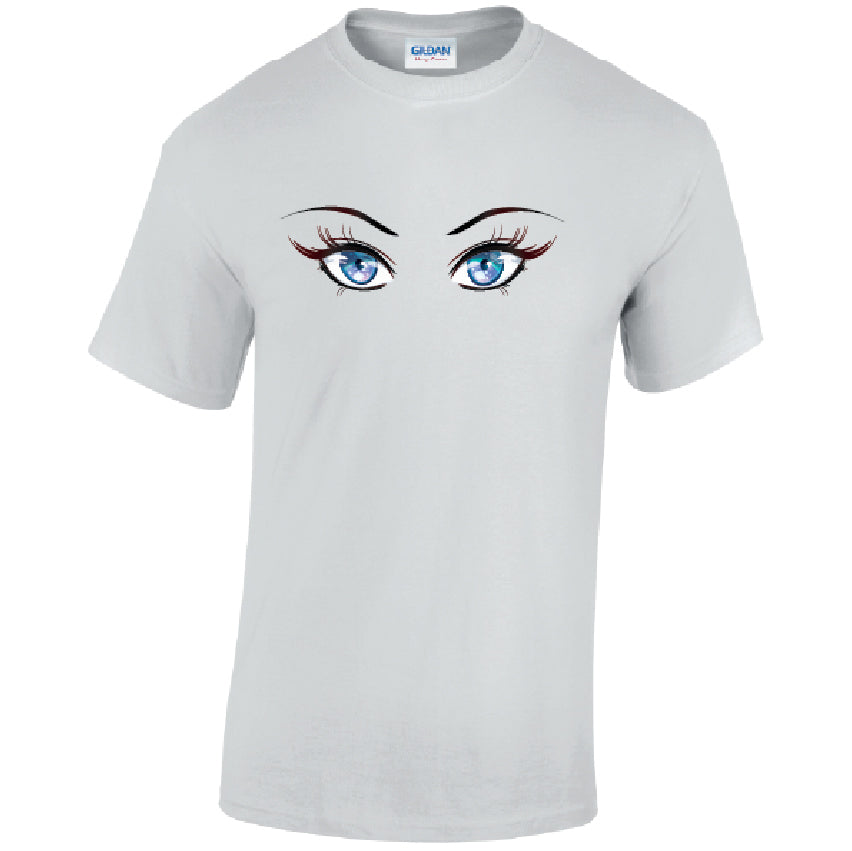 Blue Eyes Mens Cotton T-Shirt 5 sizes 3 Colours Available Printed MT30