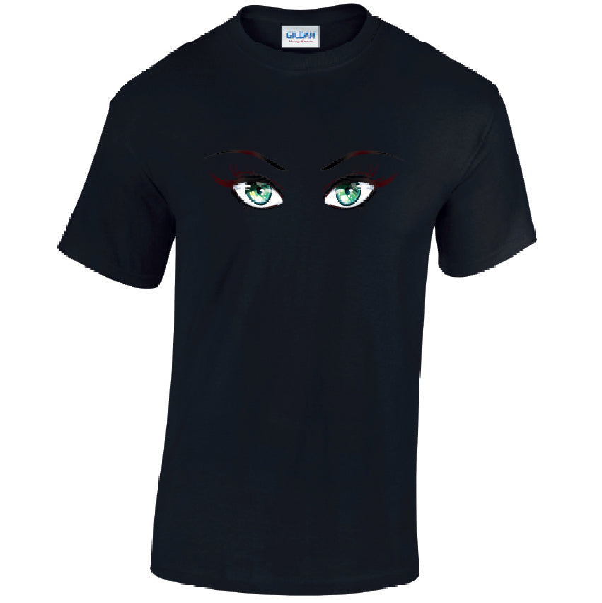T32 Green Eyes Unisex Cotton T-Shirts Various Sizes & Colours Available